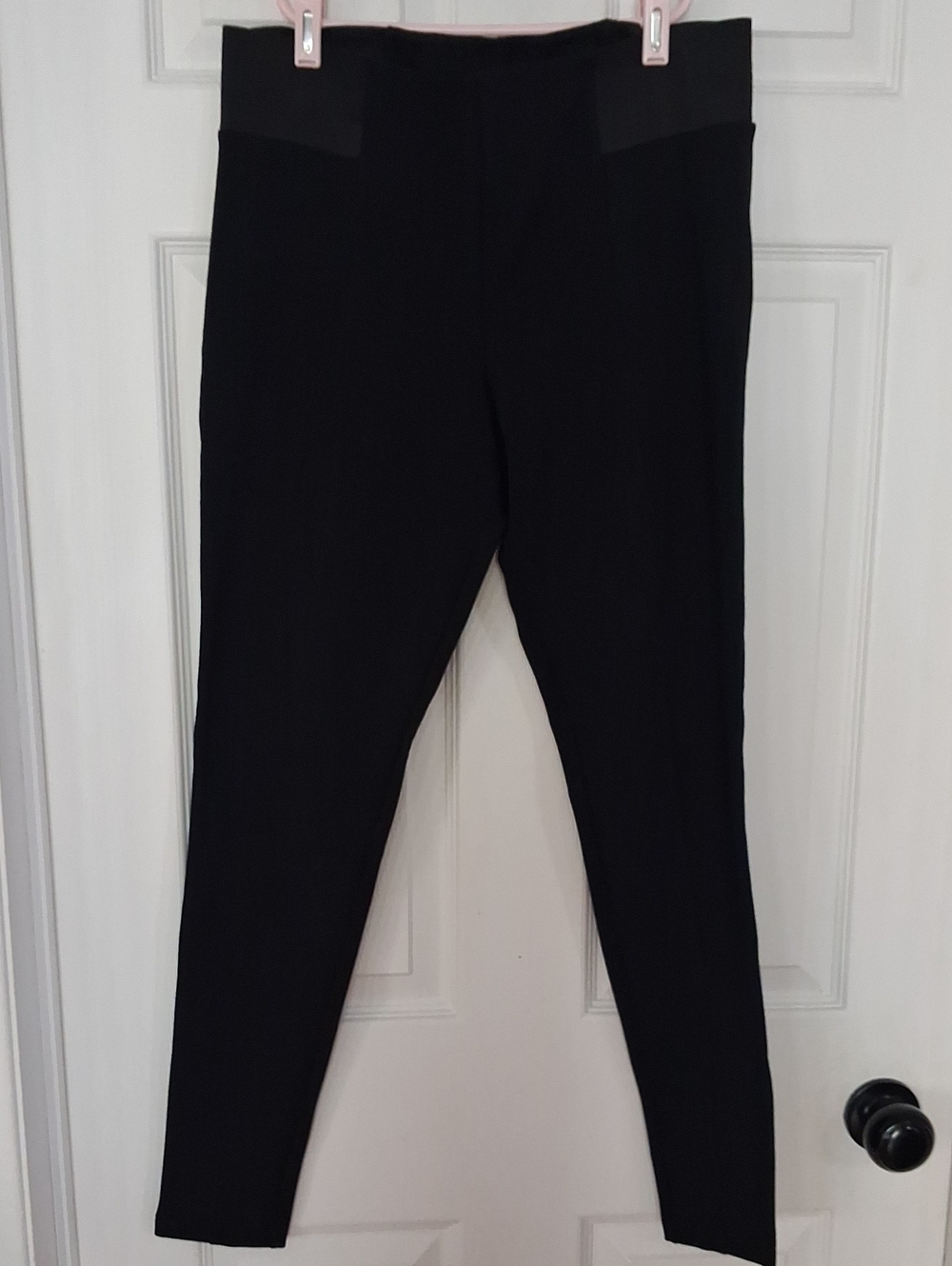Halogen Black Slim Ponte Pull-On Leggings